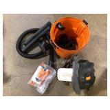 RIDGID 12 Gal. 5.0 Peak HP NXT Shop Vacuum Wet Dry Vac with General Debris Filter, Locking Hose and Attachments HD1200  Customer Returns See Pictures