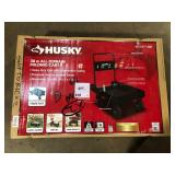 Husky 38 in. W All-Terrain Folding Tool Cart  Customer Returns See Pictures