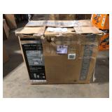 Glacier Bay Power Flush 12 inch Rough In Two-Piece 1.28 GPF Single Flush Elongated Toilet in White Seat Included Customer Returns See Pictures