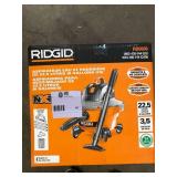 RIDGID 6 Gal. 3.5 Peak HP NXT Shop Vacuum Wet Dry Vac with General Debris Filter, Locking Hose and Attachments HD0600 Customer Returns See Pictures