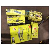 Lot of Ryobi Power Tools and Hardware Various Models and Conditions Customer Returns See Pictures