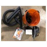 RIDGID 12 Gal. 5.0 Peak HP NXT Shop Vacuum Wet Dry Vac with General Debris Filter, Locking Hose and Attachments HD1200  Customer Returns See Pictures