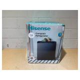 Hisense 1.6 Cu ft Single Door Mini Fridge, Black