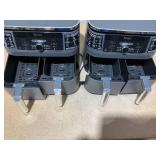 LOT OF 2 Ninja DZ401 DualZone Air Fryer
