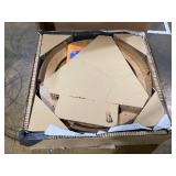 Beautiful Mod Round Coffee Table by Drew Barrymore, Warm Honey Finish