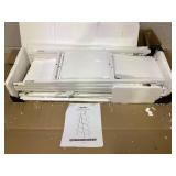 Tribesigns White Metal 4 -Shelf Ladder Bookcase