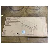 Plank+Beam Farmhouse Coffee Table, 54" Solid Wood Tables for Living Room, Rectangular Center Table