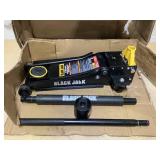 Black Jack - T830026W Low Profile Garage Jack with SUV Adapter, 3 Ton Black