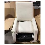 Soho Baby Coventry Glider Recliner Boucle White