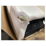 Soho Baby Coventry Glider Recliner Boucle White