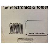 Mainstays 4-Cube Storage Desk, White Grain