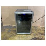 Antarctic Star Beverage Refrigerator,145 Can Mini Fridge,Freestanding wine cooler for Soda Beer or Wine,Glass Door, Small Drink Dispenser Machine, Touch Screen for Home Office or Bar, 4.5 cu.ft