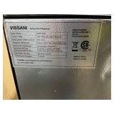 Vissani 3.1 cu. ft. 2-Door Mini Refrigerator in Stainless Steel with Freezer, ENERGY STAR