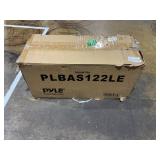 Pyle 12" Dual Subwoofer Box System 600-Watt Slim Mount Truck Audio Subwoofer Box Rear Vented Design