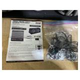 Pyle 12" Dual Subwoofer Box System 600-Watt Slim Mount Truck Audio Subwoofer Box Rear Vented Design
