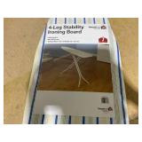 Classic 4-Leg Ironing Board, 25mm dia. Steel legs