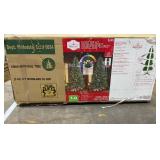 Holiday Time 9-Foot Pre-Lit Woodlake Spruce with LED Color-Changing Lights