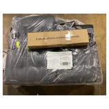 Mainstays Memory Foam 71.5" Futon with Cupholder and USB, Black Faux Leather