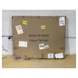 38" L x 13" W x 30" H Metal Tall Rectangular Planter