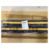 1-Channel Rubber Cable Protector Ramps 22046 lbs. Loading Cable Wire Cord Cover Speed Bump (4-Pieces)