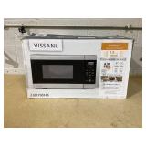 Vissani 19 in. 0.9 cu. ft. 900-Watt Countertop Microwave Oven in Stainless Steel with Convection and Air Fry