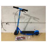 Razor Black Label E100 Electric Scooter - Blue, up to 10 mph, 8" Pneumatic Front Tire, for Child 8+