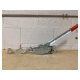 Hyper Tough 2 Ton Steel Dual Gear Power Puller, 4000 lbs. Load Capacity, Hand Winch Cable
