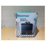 Hisense 1.6 Cu ft Single Door Mini Fridge, Black