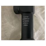Bushnell Trophy XLT 4-12x40mm Riflescope, Matte Black, Multi-X, 1" Tube, 3.5" Eye Relief, Field of View 20ft@6X to 7ft @18X, 734120 WITH AFTER MARKET CAP