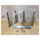 BRAND New Panpac Table Leg Titanium 22-29 Adj Height 77011 RW-WSSSILTT2229