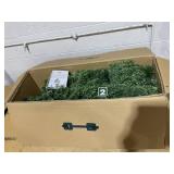 7ft. Pre-Lit Cashmere Pencil Artificial Christmas Tree, Warm White LED Lights