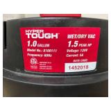 Hyper Tough 1.5 Gallon 2 Peak HP Poly Wet/Dry Vacuum