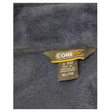 NEW CORE 365 WARM-LOGIK FLEECE LINED HOODED WINTER JACKET SIZE XL/TG BLUE