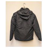 NEW PORT AUTHORITY XL HOODED WINTER JACKET BLACK