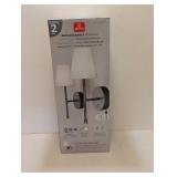 NEW GLOBE RECHARGEABLE SCONCES 2PK.