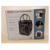 NEW CLEVERMADE FOLDABLE TOTE BAG ON WHEELS