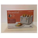 BEAUTIFUL KITCHENWARE 4-SLICE TOASTER