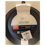 MAINSTAYS 12-INCH PRE SEASONED CAST IRON SKILLET