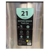 NINESTARS 21 GALLON MOTION SENSOR TRASH CAN