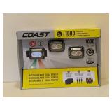 COAST 1000 LUMEN RECHARGEABLE DUAL POWER HEADLAMPS 3PK