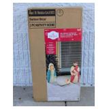 HOLIDAY TIME OUTDOOR DECOR 3PC. NATIVITY SCENE