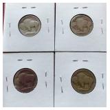 (4) Buffalo Nickels - Early Dates