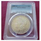 1887-S Morgan Dollar - PCGS MS62 - Nice!