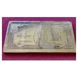$10 Note Style 4 oz Copper Bar