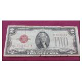 1928 Red Seal $2 Note