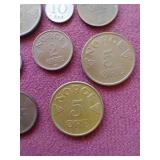 (11) Vintage Scandinavian Coins - Mostly Norwegian