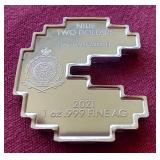 2021 Niue Licensed 1 oz Silver Pac-Man Coin