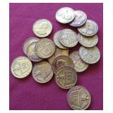 (19) Vintage Presidential "Coins"