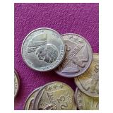 (19) Vintage Presidential "Coins"