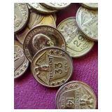 (19) Vintage Presidential "Coins"